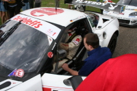 187 Sven Hannawald mit seiner Callaway Corvette GT3, direkt vor dem Start