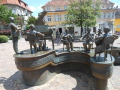 371 Der Musikerbrunnen in Donaueschingen - in jedem Detail wunderschn